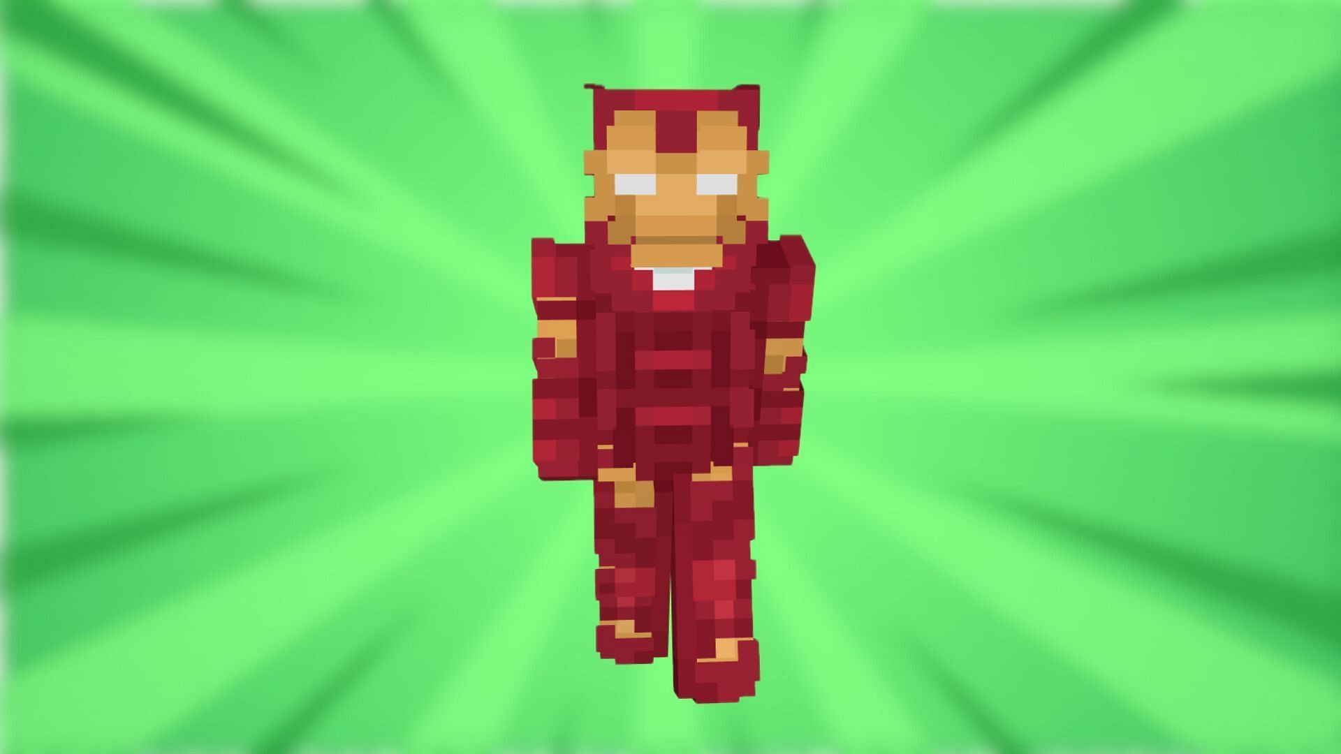 The Iron Man skin for Minecraft (Image via Mojang Studios/NameMC)